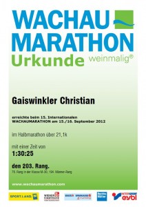 Wachau Marathon Gaiswinkler